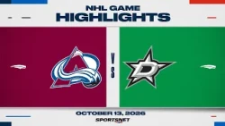 NHL Highlights | Avalanche vs. Stars - October 13, 2026