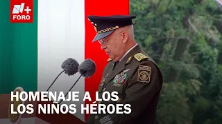 The Secretary of National Defense of Mexico's emotional tribute to the Boy Heroes