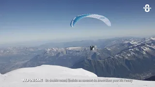 A double women's record at the summit of Mont Blanc for Iris Pessey