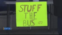 Residents come out to Stuff The Bus for Saturday's big Easter Basket Giveaway