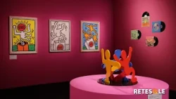The art of Keith Haring in Rome: hundreds of works on display at Palazzo Braschi