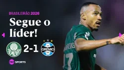 MARLON FREITAS MARCA DUAS VEZES E VERDÃO SEGUE LÍDER ISOLADO! PALMEIRAS 2X1 GRÊMIO