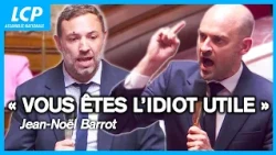 Heated exchange between Thomas Porte (LFI) and Jean-Noël Barrot - 10/14/2026