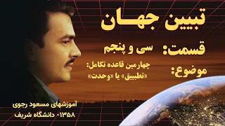Massoud Rajavi, Explaining the World, Part 35, The Fourth Rule of Evolution: Adaptation or Unity