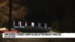 Holy Cross student hospitalized after suffering 'medical episode' during hockey practice
