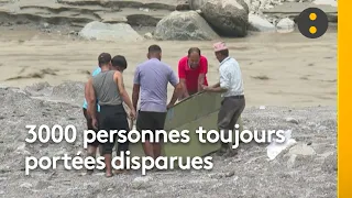 Devastating floods in Nepal and Tibet: Over 3,000 people still missing