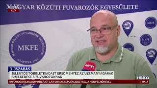 Az üzemanyagárak emelkedése jelentős többletkiadást eredményez a fuvarozóknak - HírTV