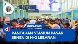 H+2 Lebaran, Pemudik Masih Padati Stasiun Pasar Senen H+2 Lebaran, Pemudik Masih Padati Stasiun Pasar Senen
