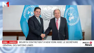 New York : Nasser Bourita s’entretient avec le Secrétaire général des Nations Unies