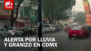 Rain reported in the Azcapotzalco borough of Mexico City