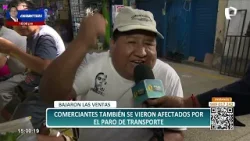 Bajas ventas en mercados por paro de transportistas