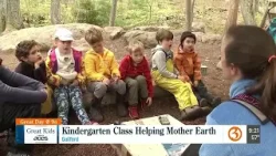 Great Kids: Kindergarten class help Mother Earth