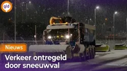 Code oranje door sneeuw