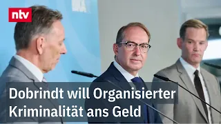 Organized crime remains one of the greatest threats to the rule of law, says Dobrindt | ntv