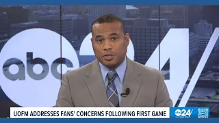ABC24 News Update | UofM addresses fans' concerns after first game