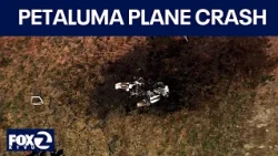 Plane carrying 2 crashes in Petaluma | KTVU