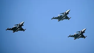 Un caza Gripen se estrella en Hungría: el piloto logra eyectarse antes del impacto