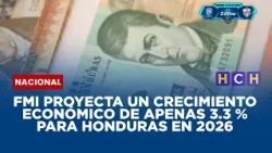 FMI proyecta un crecimiento económico de apenas 3.3 % para Honduras en 2026