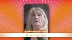 TV Oranje app video message - Jannie Souilljee