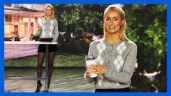 Monika präsentiert einen weißen Isolierbecher als Angebot der Woche @PEARL-TV Monika präsentiert einen weißen Isolierbecher als Angebot der Woche @PEARL-TV