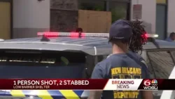 1 shot, 2 stabbed inside Downtown homeless shelter