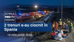 Știrile PRO TV (ORA 13:00) | 2 TRENURI S-AU CIOCNIT ÎN SPANIA