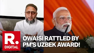 'Babur's Land Honours PM Modi!': Owaisi Takes Dig at Uzbekistan Award; BJP Hits Back