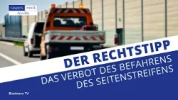 Seitenstreifen nur in Notfällen befahren? Seitenstreifen nur in Notfällen befahren?