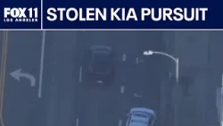 Suspect in stolen car leads LAPD on police chase Suspect in stolen car leads LAPD on police chase