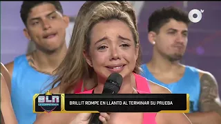 Brillit breaks down in tears after finishing her challenge
