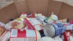 Food drive at Hamburg High School