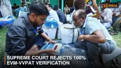 Supreme Court rejects 100% EVM-VVPAT verification | DD India News Hour