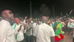 Victoire des Lions : liesse totale au village CAN de la RTS