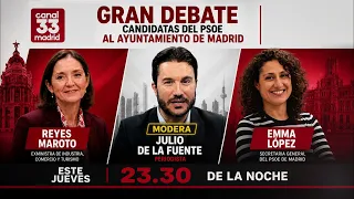 Promo GRAN DEBATE, candidatas del PSOE al Ayuntamiento de Madrid