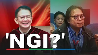 Chiz napa-'ngi' sa sagot ng testigo nang tanungin kung may dala itong dokumento
