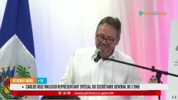 Pacte national en Haïti | Le discours de circonstance du représentant de l’ONU Carlos Ruiz Massieu