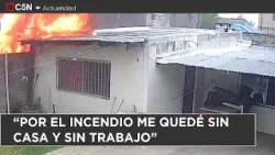 Explosión y pánico en San Martín