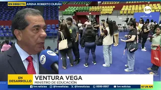 Minister Vega points to a draft of educational reform for early 2027
