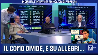 FABREGAS WINS, ALLEGRI KNOCKED OUT: STUDIO DIVIDED OVER ITALIAN TEAMS' CHAMPIONS LEAGUE RESULTS!