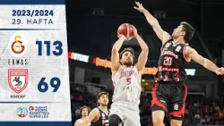 Galatasaray Ekmas (113-69) Reeder Samsunspor - Türkiye Sigorta Basketbol Süper Ligi - 2023/24