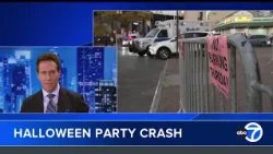 6 injured, including 3 children, after car speeds onto sidewalk at NYC police trunk-or-treat event