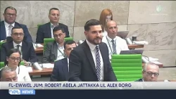 On the first day: Robert Abela attacks Alex Borg