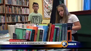 NYÁRON IS VÁR A GYERMEKKÖNYVTÁR