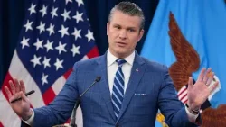 Hegseth reacts to Iran ceasefire deal and says U.S. will be "hanging around" region
