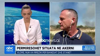 Zjarr pranë stanit në Akërni/ Vlorë, nuk dihen shkaqet e rënies së flakëve| ABC News Albania