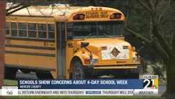 Schools show concerns about 4 day school week