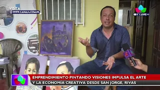 🎨 Pintando Visiones: El proyecto que impulsa el arte y el emprendimiento en San Jorge, Rivas