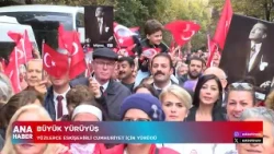 Eskişehir’de Cumhuriyet yürüyüşü!