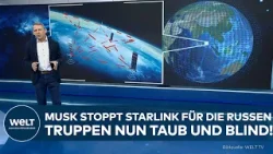 UKRAINE-KRIEG: Vollkatastrophe! Musk stoppt Starlink für die Russen – Truppen nun taub und blind!