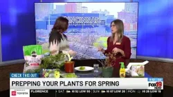 Rebecca Suiter with the Boone County Arboretum shows how to prep plants for the spring